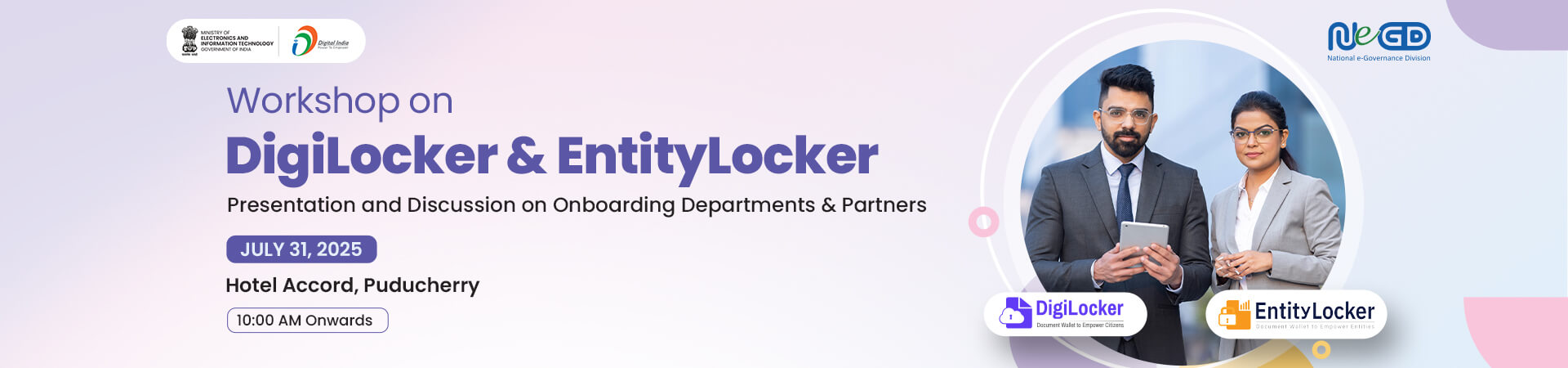 EntiyLocker and DigiLocker Puducherry Workshop