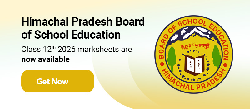 HP Board Class 12th 2026 get marksheet banner