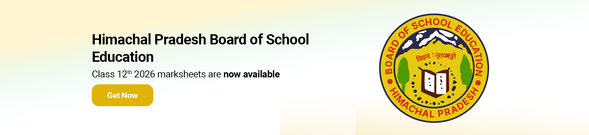 HP Board Class 12th 2026 get marksheet banner