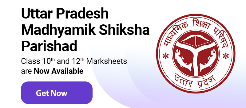 Uttar Pradesh board class 10th and 12th get marksheet banner